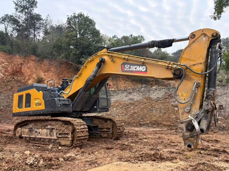 XCMG XE750GK красный экскаватор Cummins QSM11 реальный счетчик 886 часов